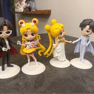Sailor Moon Chibi Figurine Set - Multicolor